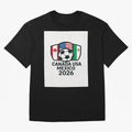 World Cup Soccer 2026 Canada USA Mexico Design Oversized T-Shirt Show Support during FIFA World Cup 2026 USA Canada Mexico Spirit, Made for Brazil, Portugal and Argentina, CR7, Goal Celebration Energy, Supporter Heritage, Football Icons and
