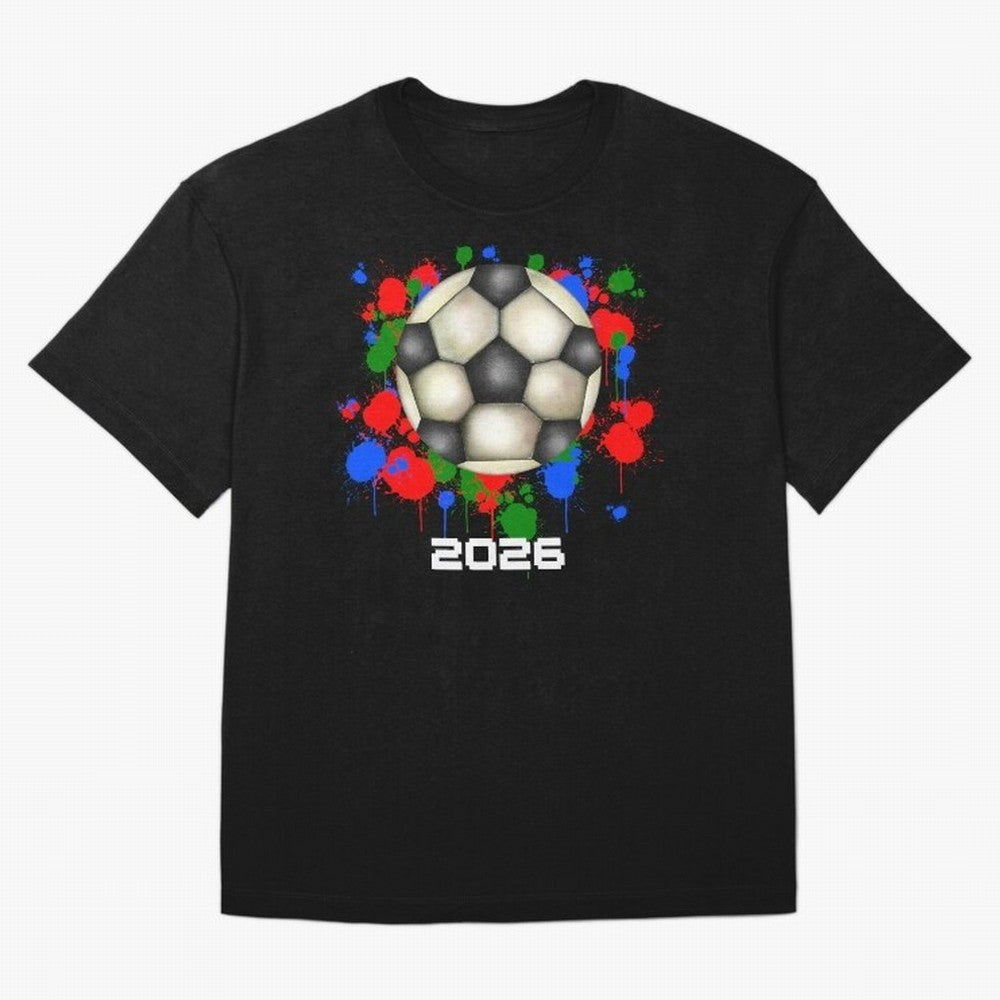 Football 2026 Oversized T-Shirt Feel FIFA World Cup 2026 USA Canada Mexico Spirit, with Brazil, Neymar, Worldwide Fan Energy, Dramatic Goals, Stadium Lights and Championship Celebrations; Made for Collectors Who Enjoy Iconic Players, Country Pride,