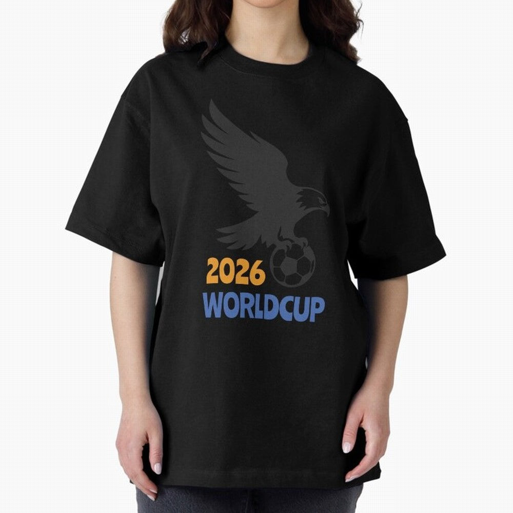 world cup 2026 Oversized T-Shirt Honor the Beautiful Game during the FIFA World Cup 2026 Journey through CR7 and Messi Highlights, England and Germany Pride, Stadium Chants, National Pride, Trophy Dreams and Unforgettable Football Memories; Great