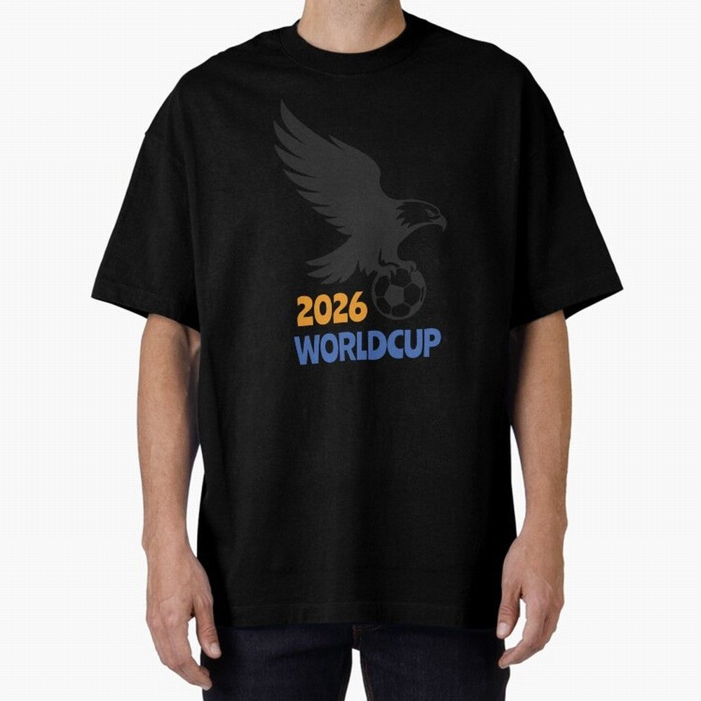 world cup 2026 Oversized T-Shirt Honor the Beautiful Game during the FIFA World Cup 2026 Journey through CR7 and Messi Highlights, England and Germany Pride, Stadium Chants, National Pride, Trophy Dreams and Unforgettable Football Memories; Great