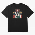 World Cup 2026 USA Canada Mexico Host Mascots Oversized T-Shirt Remember Iconic Moments from Match Day Hype around FIFA World Cup 2026 Group Stage, Messi, Neymar and Mbappe, Spain, Worldwide Fan Energy, Dramatic Goals, Stadium Lights and