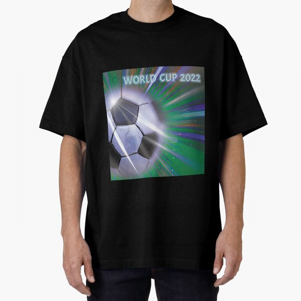 World Cup 2022 Oversized T-Shirt Celebrate Soccer Greatness during FIFA World Cup 2026 Spirit, Built around France, CR7, Champion Mindset, Group Stage Buzz, Knockout Tension and Passionate Fan Culture; Ideal for Passionate Fans Who Love Underdog
