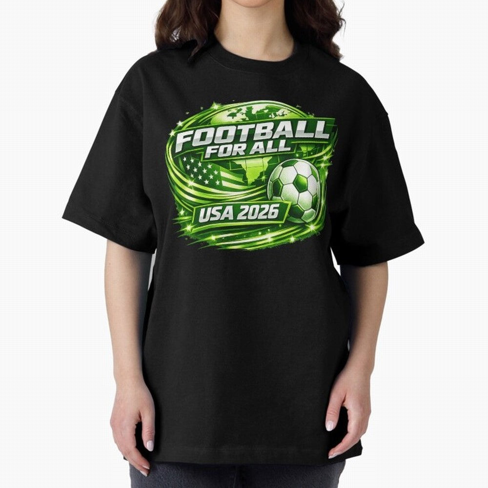 World Cup 2026 Oversized T-Shirt Make Memories around FIFA World Cup 2026 for Fans of Haaland and Argentina, Bringing Football Passion, Legendary Performances, Festival Vibes and Supporter Community; Perfect for People Who Love Argentina, Brazil,