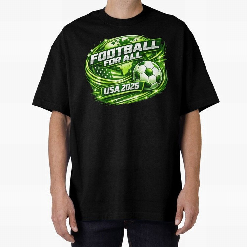 World Cup 2026 Oversized T-Shirt Make Memories around FIFA World Cup 2026 for Fans of Haaland and Argentina, Bringing Football Passion, Legendary Performances, Festival Vibes and Supporter Community; Perfect for People Who Love Argentina, Brazil,
