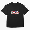 North American Soccer Spirit Team 2026 T-Shirt_82770209 Oversized T-Shirt Celebrate the FIFA World Cup 2026 Journey through Messi, CR7 and Mbappe Highlights, Germany Pride, Supporter Pride, Iconic Celebrations, Legendary Names and Global Match Day
