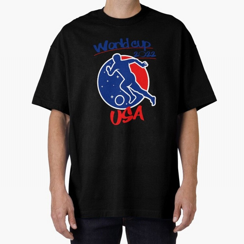USA World Cup 2022 Oversized T-Shirt Upgrade the FIFA World Cup 2026 Journey through Neymar Highlights, Netherlands Pride, Stadium Memories, Football Loyalty, International Chants and Championship Tradition; Built for Supporters Chasing Trophy