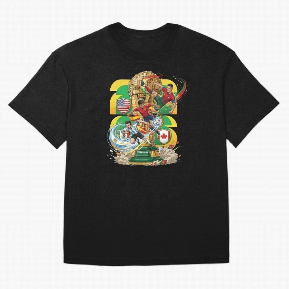 World Cup Teams 2026 Oversized T-Shirt Elevate Match Day Hype around FIFA World Cup 2026 Group Stage, Haaland, Argentina and Brazil, Stadium Memories, Football Loyalty, International Chants and Championship Tradition; Great for Watch Parties,