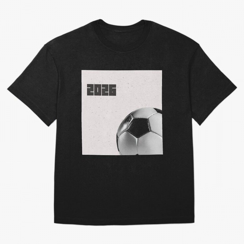 2026 world cup soccer ball football fan design Oversized T-Shirt Feel the Heartbeat of FIFA World Cup 2026 Group Stage for Fans of Neymar and Spain and Netherlands, Bringing Worldwide Fan Energy, Dramatic Goals, Stadium Lights and Championship