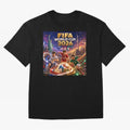Host Nations Football 2026 #football 2026 Oversized T-Shirt Follow Every Goal of FIFA World Cup 2026 USA Canada Mexico Spirit, Capturing England, Mbappe and Neymar, Championship Spirit, Famous Goals, Roaring Crowds and International Football Unity;