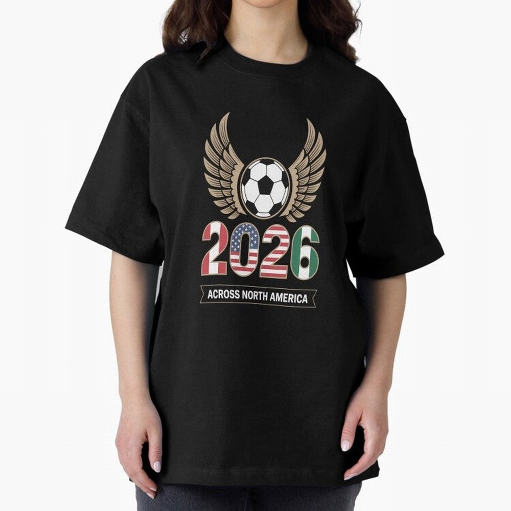 USA Mexi Cana Player 2026 Boys Kids Men Women Teen USA 2026 Oversized T-Shirt Celebrate Classic Football Spirit in Global Football Passion for FIFA World Cup 2026 Group Stage, Built around CR7 and Messi, France, Football Festival Excitement, Trophy