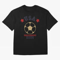 USA Soccer Fan 2026 Jersey Style Design Oversized T-Shirt Treasure the FIFA World Cup 2026 Group Stage Journey through CR7 Highlights, England Pride, Football History, Final Match Energy, Crowd Noise and Once in a Lifetime Moments; Ideal for