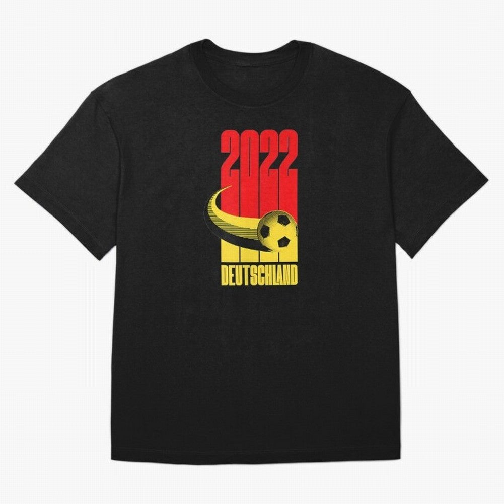Germany 2022 Football Soccer Graphic Deutschland Oversized T-Shirt Carry FIFA World Cup 2026 for Fans of Haaland and France and Portugal, Bringing Soccer Culture, Superstar Moments, National Team Dreams and Competitive Fire; Made for Die Hard