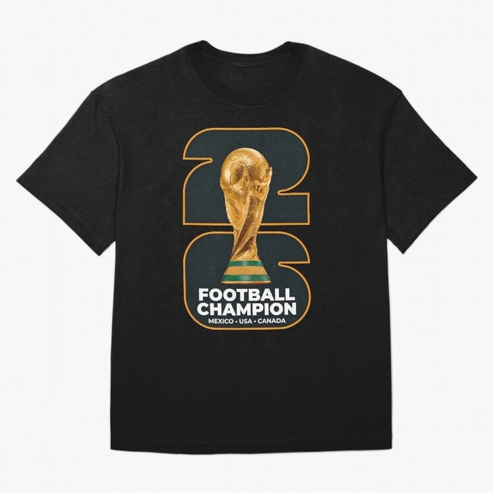 2026 Soccer Tournament Graphic - Football Champion Art Oversized T-Shirt Keep the Match Day Mood of FIFA World Cup 2026 USA Canada Mexico for Fans of Neymar and France, Bringing Worldwide Fan Energy, Dramatic Goals, Stadium Lights and Championship