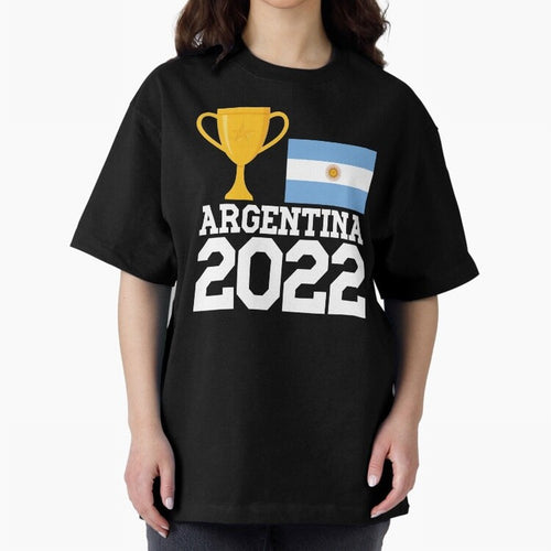 Argentina World Cup Soccer Football 2022, Argentina Soccer Jersey Argentinian Football, Argentina, Argentinian, Qatar World Cup 2022 Oversized T-Shirt Get Ready for FIFA World Cup 2026 USA Canada Mexico Celebrating Mbappe, Portugal, Spain and