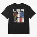 USA World Cup 2026 Host Nation Soccer Design Oversized T-Shirt Celebrate Fan Favorites in Match Day Hype around FIFA World Cup 2026, Haaland and Mbappe, Brazil, Sports Nostalgia, International Competition, Famous Players and Unforgettable