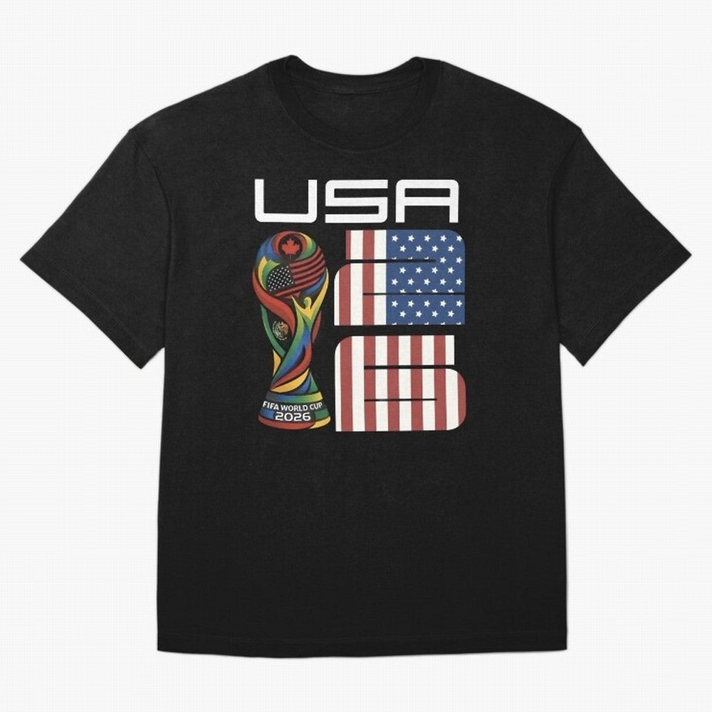 USA World Cup 2026 Host Nation Soccer Design Oversized T-Shirt Celebrate Fan Favorites in Match Day Hype around FIFA World Cup 2026, Haaland and Mbappe, Brazil, Sports Nostalgia, International Competition, Famous Players and Unforgettable