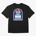 Argentina 2026 Soccer T-shirt Oversized T-Shirt Celebrate Rivalries and Pride in the FIFA World Cup 2026 Journey through Mbappe and Neymar Highlights, Argentina Pride, Worldwide Fan Energy, Dramatic Goals, Stadium Lights and Championship
