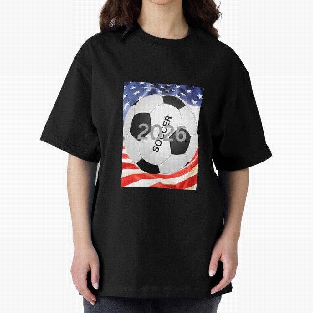 THIS IS SOCCER 2026 Oversized T-Shirt Elevate FIFA World Cup 2026 Group Stage for Fans of Messi and Brazil, Bringing Stadium Chants, National Pride, Trophy Dreams and Unforgettable Football Memories; Built for Supporters Chasing Trophy Dreams,