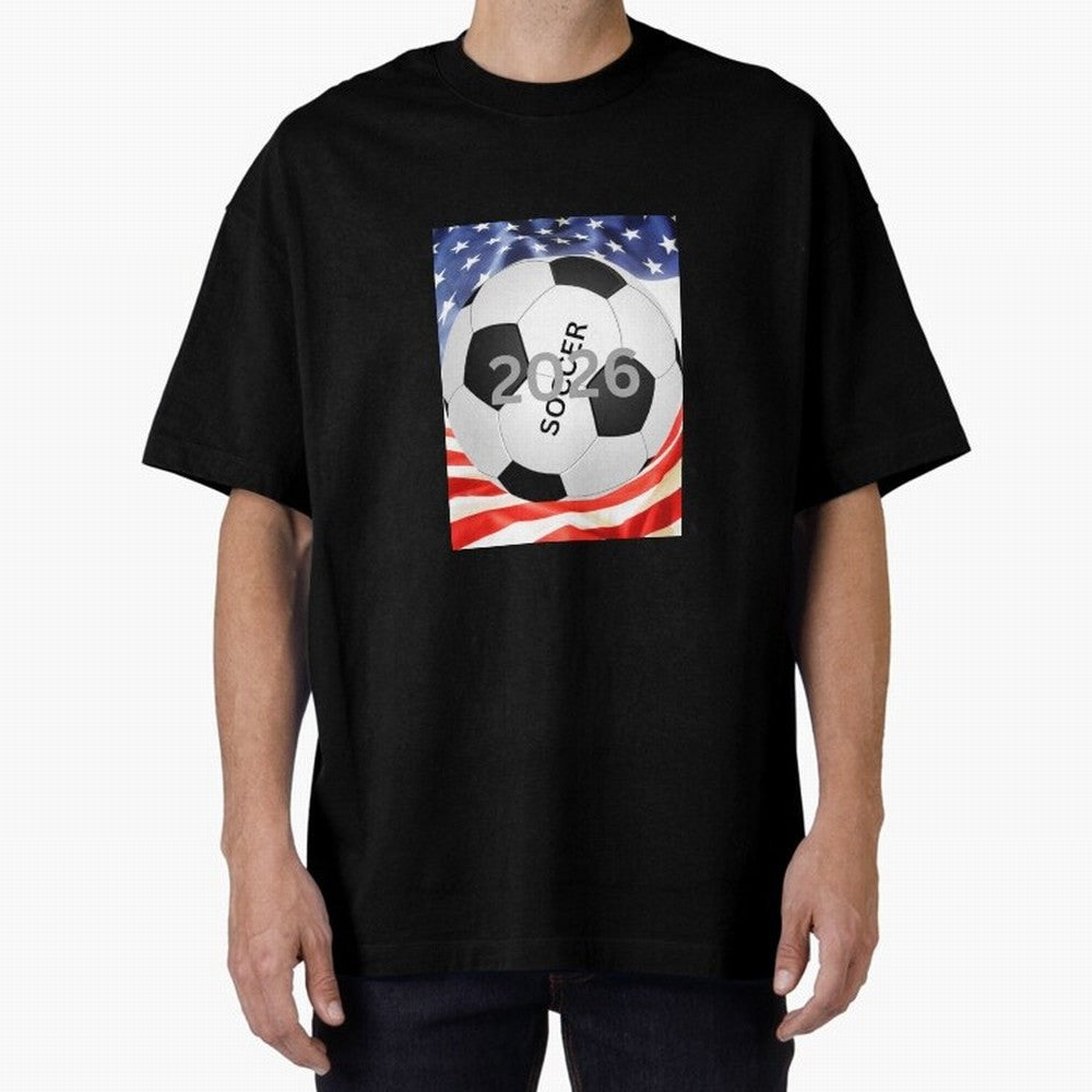THIS IS SOCCER 2026 Oversized T-Shirt Elevate FIFA World Cup 2026 Group Stage for Fans of Messi and Brazil, Bringing Stadium Chants, National Pride, Trophy Dreams and Unforgettable Football Memories; Built for Supporters Chasing Trophy Dreams,