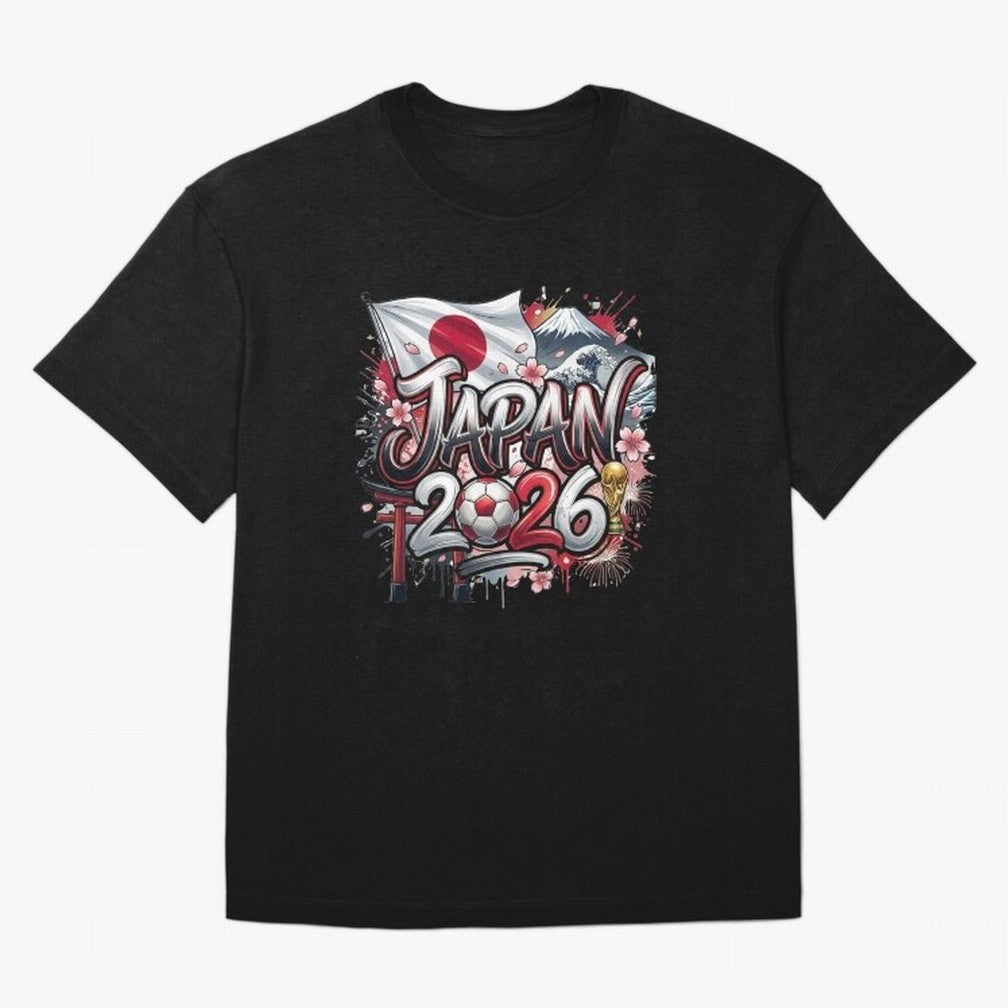 Japan World Cup 2026 Football Legacy Oversized T-Shirt Remember FIFA World Cup 2026 USA Canada Mexico for Fans of Neymar and England and Germany, Bringing Football Passion, Legendary Performances, Festival Vibes and Supporter Community; Ideal for