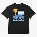 Argentina World Cup Soccer Football 2022, Argentina Soccer Jersey Argentinian Football, Argentina, Argentinian, Qatar World Cup 2022 Oversized T-Shirt Bring Supporter Culture to Match Day Hype around FIFA World Cup 2026, CR7 and Messi, Spain,