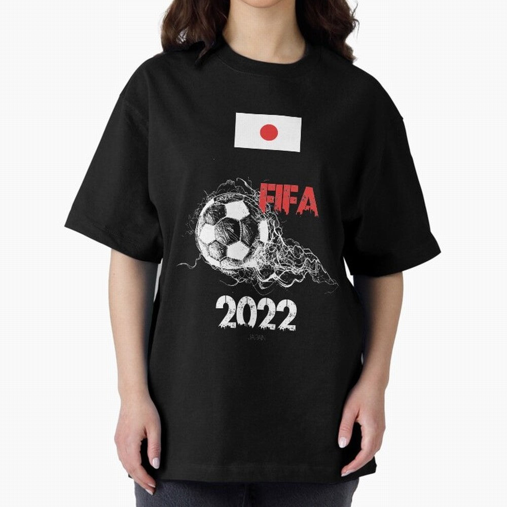 World Cup Qatar 2022 Japan Oversized T-Shirt Refresh FIFA World Cup 2026 USA Canada Mexico with Haaland, Argentina and Brazil Energy, Champion Mindset, Group Stage Buzz, Knockout Tension and Passionate Fan Culture; Perfect for Supporters Who Want