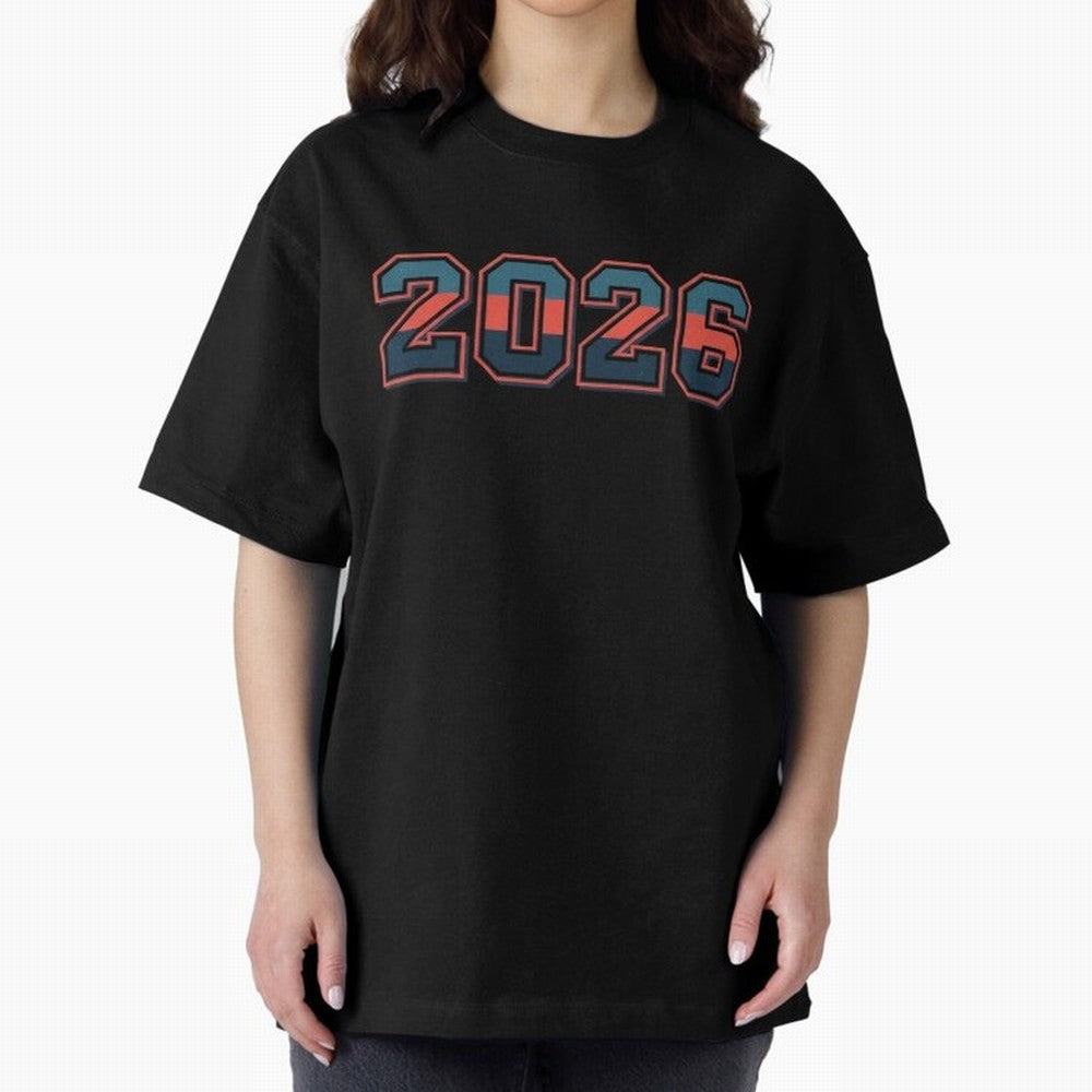 Vintage American 2026 Collegiate Style T-Shirt Sticker Design Oversized T-Shirt Fuel the Hype around Match Day Hype around FIFA World Cup 2026 Group Stage, Neymar, Haaland and Cristiano Ronaldo, England and Germany, Retro Football Energy, Iconic