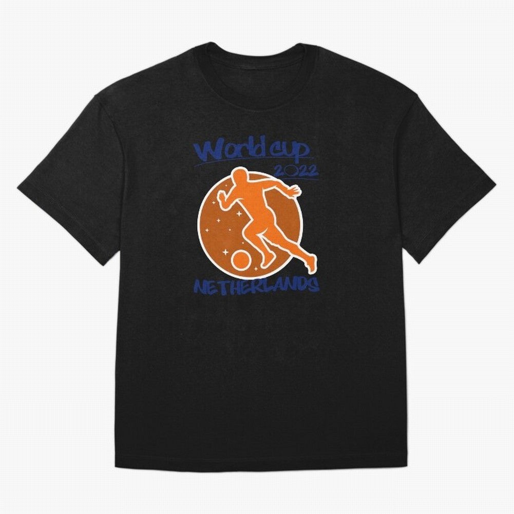 Netherlands World Cup 2022 Oversized T-Shirt Support the Legends of FIFA World Cup 2026 Group Stage Filled with Haaland, Portugal, Spain and Germany Energy, Champion Mindset, Group Stage Buzz, Knockout Tension and Passionate Fan Culture; Perfect