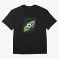 Brazil Soccer 2026 Fan Shirt ¨C Brazil Football Supporter Oversized T-Shirt Refresh Global Football Passion for FIFA World Cup 2026 USA Canada Mexico, with Cristiano Ronaldo, Brazil, Portugal and Argentina, Goal Celebration Energy, Supporter