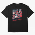 USA Soccer 250 Years 1776 -2026 Oversized T-Shirt Make Your Look Match FIFA World Cup 2026 USA Canada Mexico Celebrating Cristiano Ronaldo, England, France and Netherlands Energy, Champion Mindset, Group Stage Buzz, Knockout Tension and Passionate