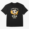 World Cup 2026 USA Soccer Fan T-Shirt Oversized T-Shirt Show Up for the Glory of Match Day Hype around FIFA World Cup 2026 Group Stage, Cristiano Ronaldo, Haaland and CR7, Netherlands, Football Passion, Legendary Performances, Festival Vibes and