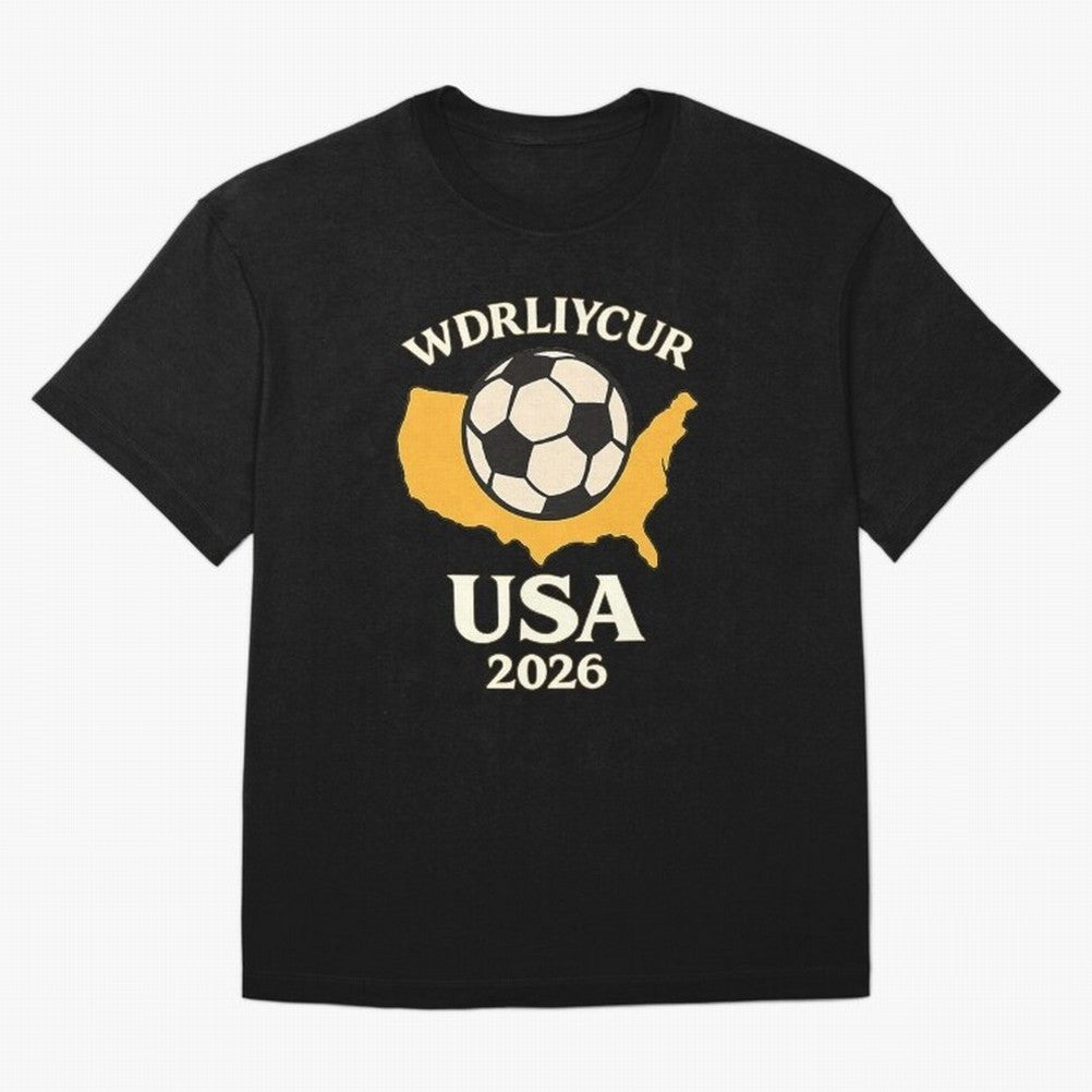 World Cup 2026 USA Soccer Fan T-Shirt Oversized T-Shirt Show Up for the Glory of Match Day Hype around FIFA World Cup 2026 Group Stage, Cristiano Ronaldo, Haaland and CR7, Netherlands, Football Passion, Legendary Performances, Festival Vibes and
