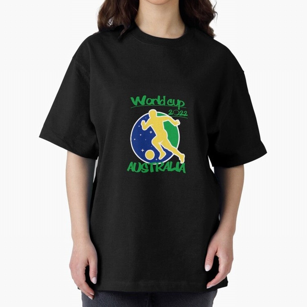 Australia World Cup 2022 Oversized T-Shirt Carry National Pride through Match Day Hype around FIFA World Cup 2026 Group Stage, Cristiano Ronaldo, Haaland and CR7, France, Match Day Excitement, Supporter Culture, Golden Goals and Global Football