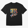 Goal World Soccer Championship 2026 Oversized T-Shirt Show Love for Legendary Goals in FIFA World Cup 2026 Spirit, Capturing England and Germany, CR7, Sports Nostalgia, International Competition, Famous Players and Unforgettable Victories; Perfect