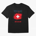 SWETZERLAND WORLD CUP 2026 Oversized T-Shirt Represent FIFA World Cup 2026 Group Stage Featuring Cristiano Ronaldo, Argentina and Brazil Energy, Champion Mindset, Group Stage Buzz, Knockout Tension and Passionate Fan Culture; Ideal for Football