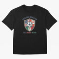 North America United Soccer 2026 Vintage Crest Oversized T-Shirt Keep the Match Day Mood of FIFA World Cup 2026 USA Canada Mexico Spirit, Built around Brazil, Portugal and Argentina, Mbappe and Neymar, Match Day Excitement, Supporter Culture,