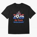 Road to 2026 Netherlands Football - Go Team Holland Soccer Oversized T-Shirt Honor Global Football Passion for FIFA World Cup 2026, Featuring Neymar, Netherlands, Football History, Final Match Energy, Crowd Noise and Once in a Lifetime Moments;