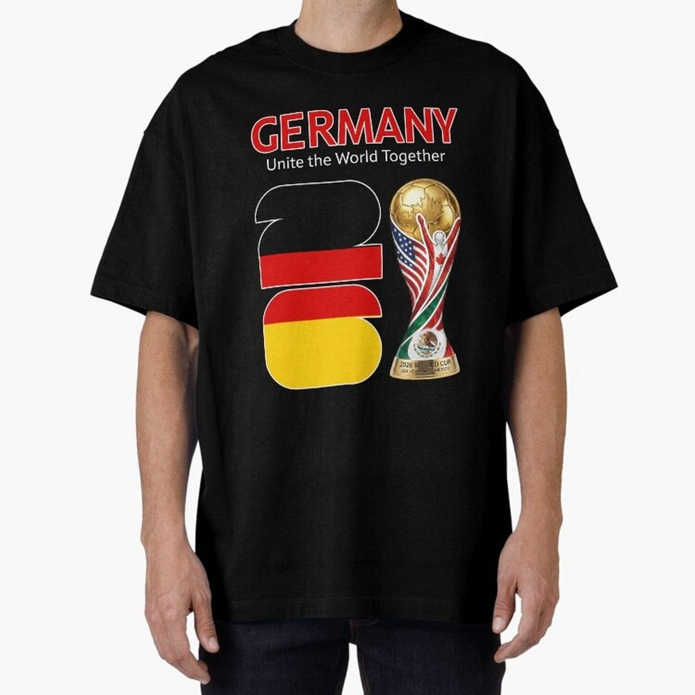 World Cup 2026, IMG 031, GERMANY 001 Oversized T-Shirt Celebrate Unforgettable Nights in FIFA World Cup 2026 USA Canada Mexico for Fans of Neymar and France and Portugal, Bringing Sports Nostalgia, International Competition, Famous Players and