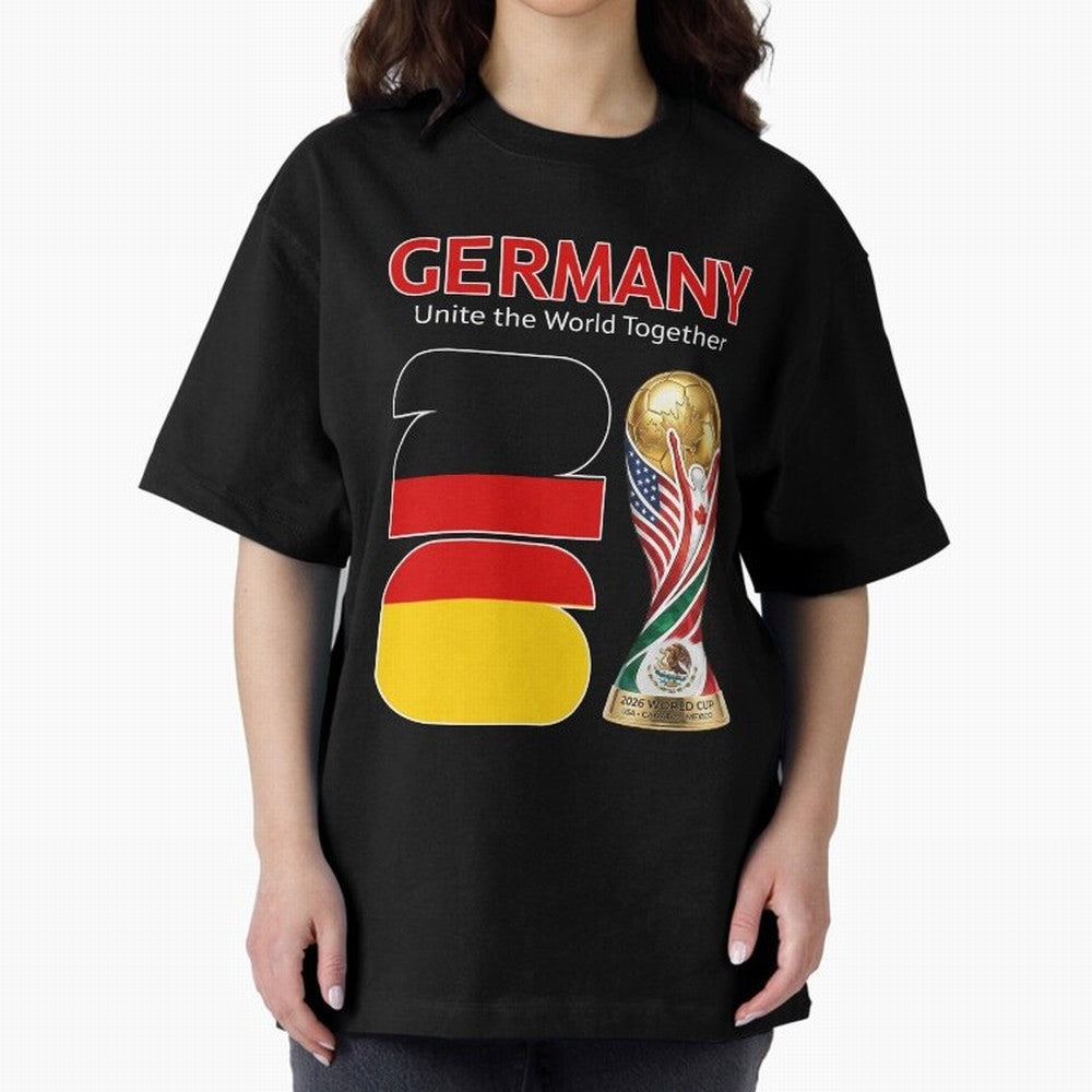 World Cup 2026, IMG 031, GERMANY 001 Oversized T-Shirt Celebrate Unforgettable Nights in FIFA World Cup 2026 USA Canada Mexico for Fans of Neymar and France and Portugal, Bringing Sports Nostalgia, International Competition, Famous Players and