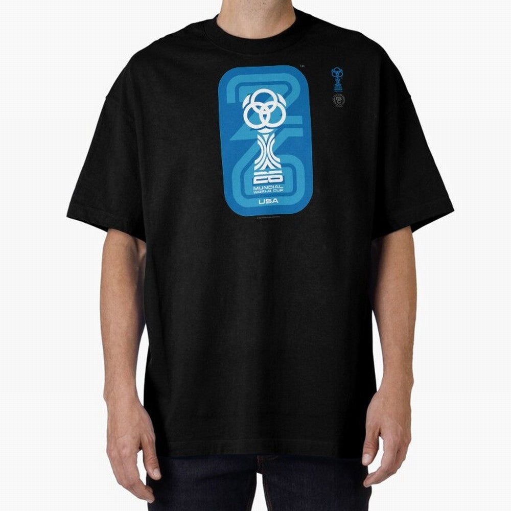 Mundial 26 USA Fan Trophy ¨C Retro Soccer World Cup Inspired Graphic ¨C Modern Football Art Design Oversized T-Shirt Keep the Legacy of FIFA World Cup 2026 Spirit, Celebrating Brazil, Neymar, Stadium Memories, Football Loyalty, International Chants