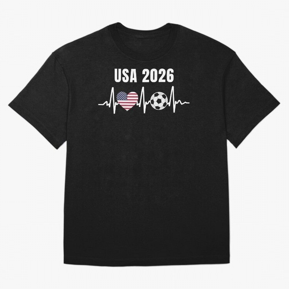 Soccer USA 2026 American Flag America World Cup Fan Gift Oversized T-Shirt Celebrate National Team Dreams in the FIFA World Cup 2026 USA Canada Mexico Journey through Neymar, Haaland and Cristiano Ronaldo Highlights, Argentina Pride, Football