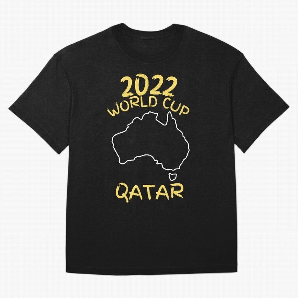 Socceroos World Cup 2022 Qatar Oversized T-Shirt Fuel the Hype around FIFA World Cup 2026 for Fans of Messi, CR7 and Mbappe and Germany, Bringing Global Supporter Spirit, Legendary Goals, National Colors and Tournament Celebration; Great for Watch