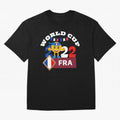 Fifa World Cup 2022. France 2022. Qatar 2022 Oversized T-Shirt Feel the Roar of Match Day Hype around FIFA World Cup 2026 USA Canada Mexico, Messi, Neymar and Mbappe, Argentina, France and Brazil, Vintage Soccer Flavor, Modern Football Stars,