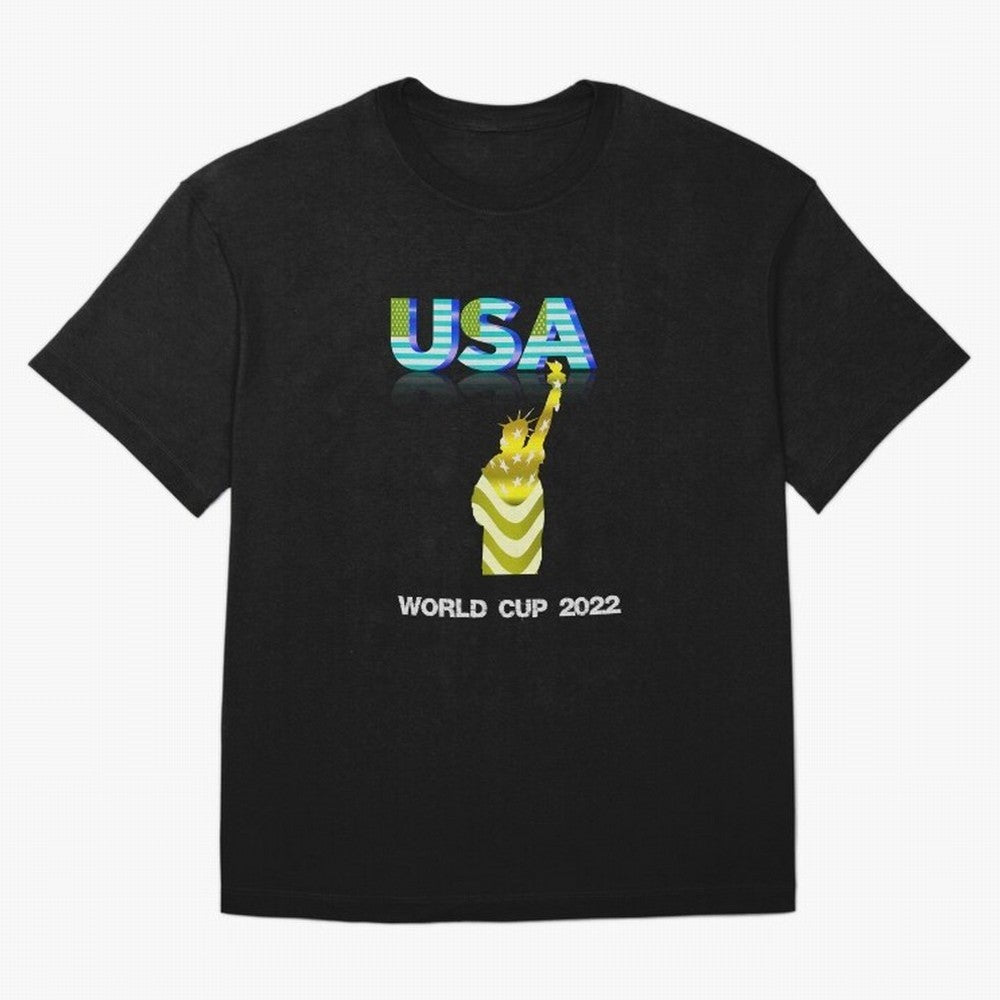 USA World Cup 2022 Oversized T-Shirt Show Up for the Glory of FIFA World Cup 2026 USA Canada Mexico Spirit, Connected to Germany, Messi, CR7 and Mbappe, Sports Nostalgia, International Competition, Famous Players and Unforgettable Victories; Built