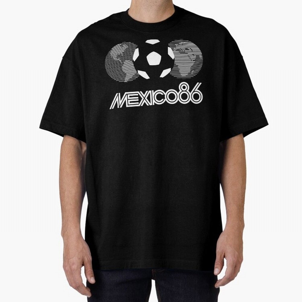 The World Cup Mexico 86 Oversized T-Shirt Feel FIFA World Cup 2026 USA Canada Mexico Connected to Haaland and Mbappe, Argentina and Brazil Energy, Football History, Final Match Energy, Crowd Noise and Once in a Lifetime Moments; Ideal for Football