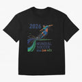 Triangular Goal Art 2026 Oversized T-Shirt Bring Supporter Culture to Match Day Hype around FIFA World Cup 2026, Neymar, Haaland and Cristiano Ronaldo, England and Germany, Football Festival Excitement, Trophy Ambitions, Country Rivalries and Star