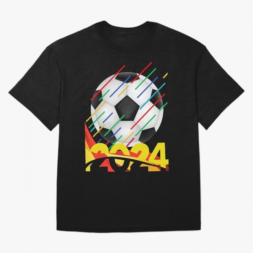 FOOTBALL 2024 Oversized T-Shirt Support FIFA World Cup 2026 Spirit, Connected to France and Portugal, Neymar, Haaland and Cristiano Ronaldo, Soccer Culture, Superstar Moments, National Team Dreams and Competitive Fire; Ideal for Passionate Fans Who