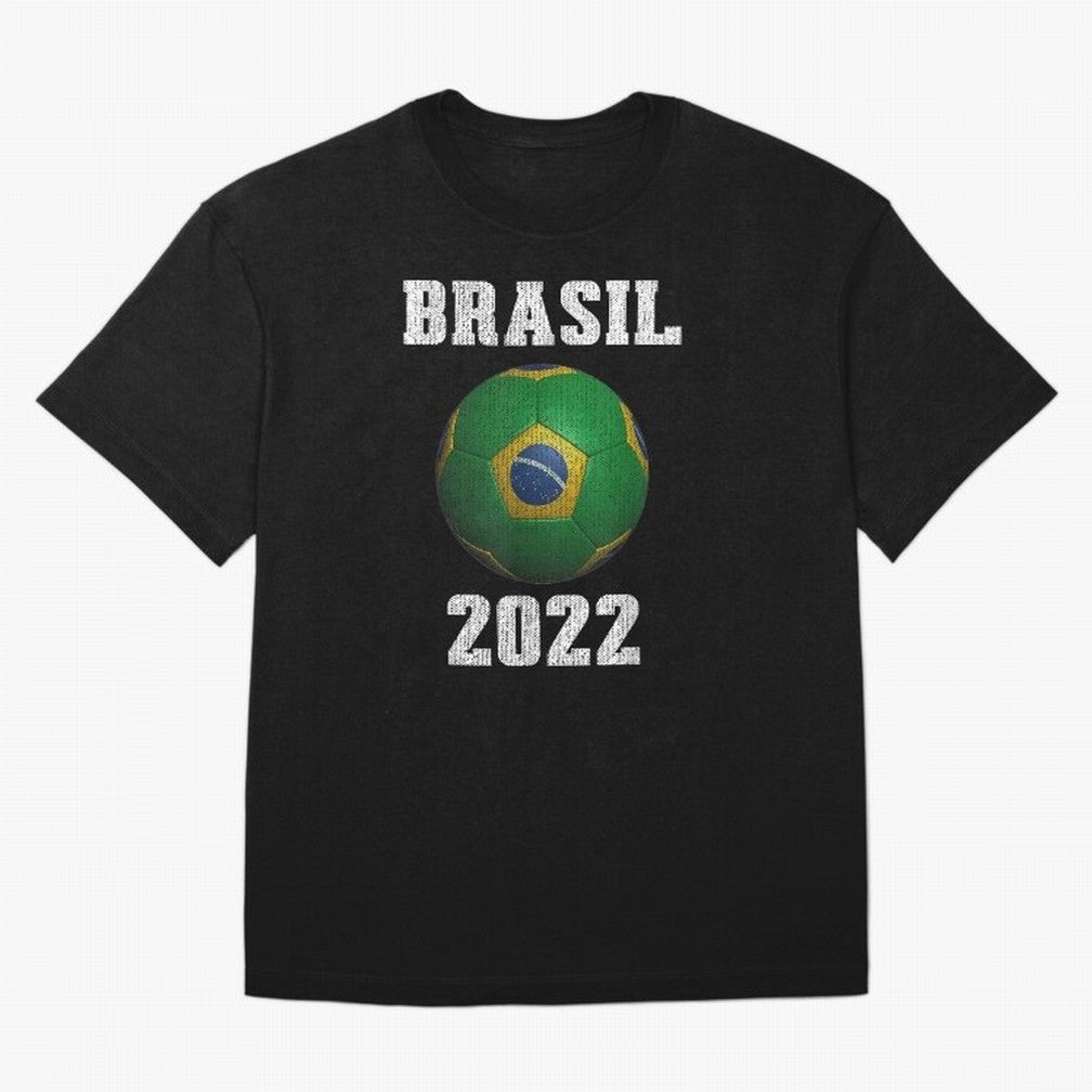 Brasil Flag Soccer Jersey Football Graphic Design T-Shirt Oversized T-Shirt Celebrate Fan Culture around Global Football Passion for FIFA World Cup 2026 Group Stage, Filled with Messi, CR7 and Mbappe, Argentina and Brazil, Champion Mindset, Group