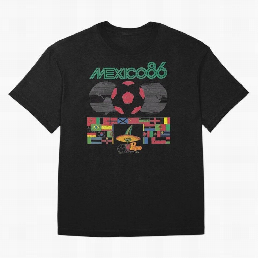 MEXICO-86-WORLD-CUP-T-SHIRT Oversized T-Shirt Remember Iconic Moments from the FIFA World Cup 2026 Group Stage Journey through Haaland Highlights, Portugal, Spain and Germany Pride, Soccer Culture, Superstar Moments, National Team Dreams and