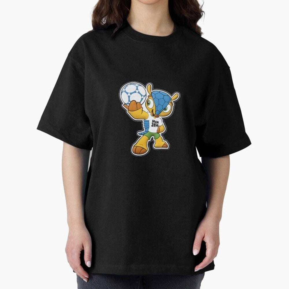 Brazil 14 Oversized T-Shirt Step into FIFA World Cup 2026 Group Stage for Fans of CR7 and Messi and Brazil, Bringing Fan Favorite Moments, National Team Passion, Big Match Drama and Soccer History; Ideal for Passionate Fans Who Love Underdog